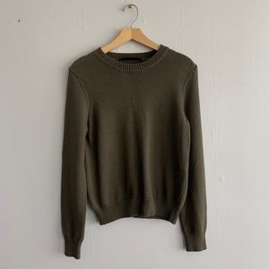 Jenni Kayne Olive Crewneck / Small/Medium